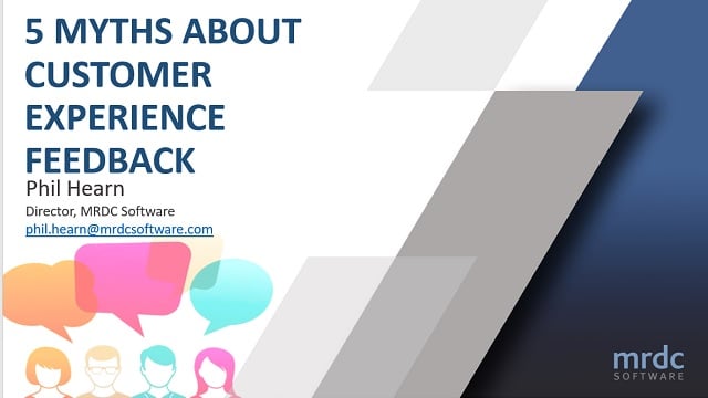 5 myths about customer experience feedback